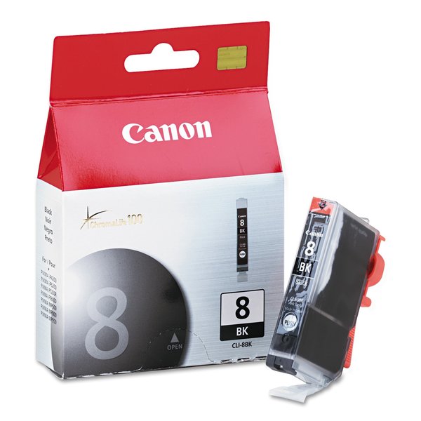 Canon Ink Cartridge, Cli-8Black, Black CLI8BK